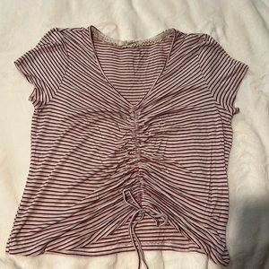 rewind stripped tshirt